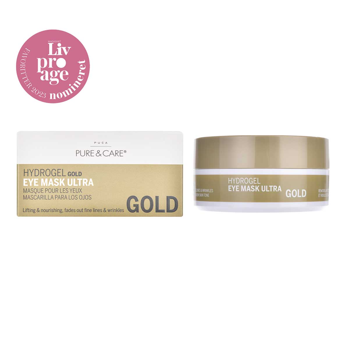 Hydrogel Eyemask Gold | PUCA - PURE & CARE