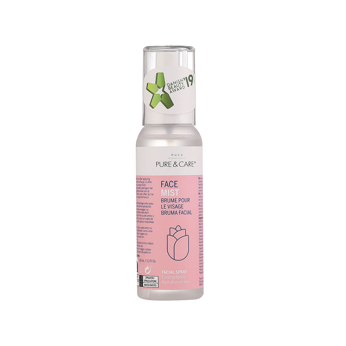 Face Mist Rose Facial Spay with a cooling boost I PUCA - PURE & CARE