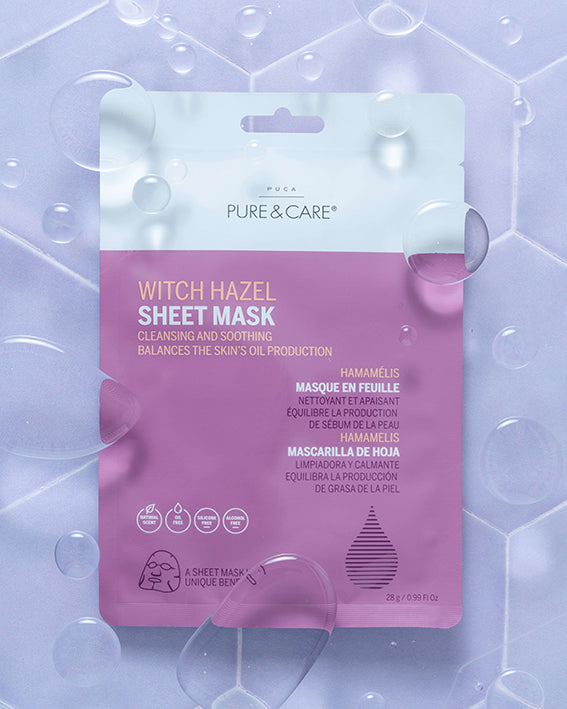 Witch Hazel Sheet Mask | PUCA - PURE & CARE