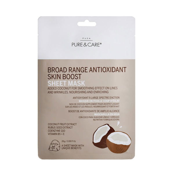 Sheet Mask Antioxidant Coconut | PUCA - PURE & CARE