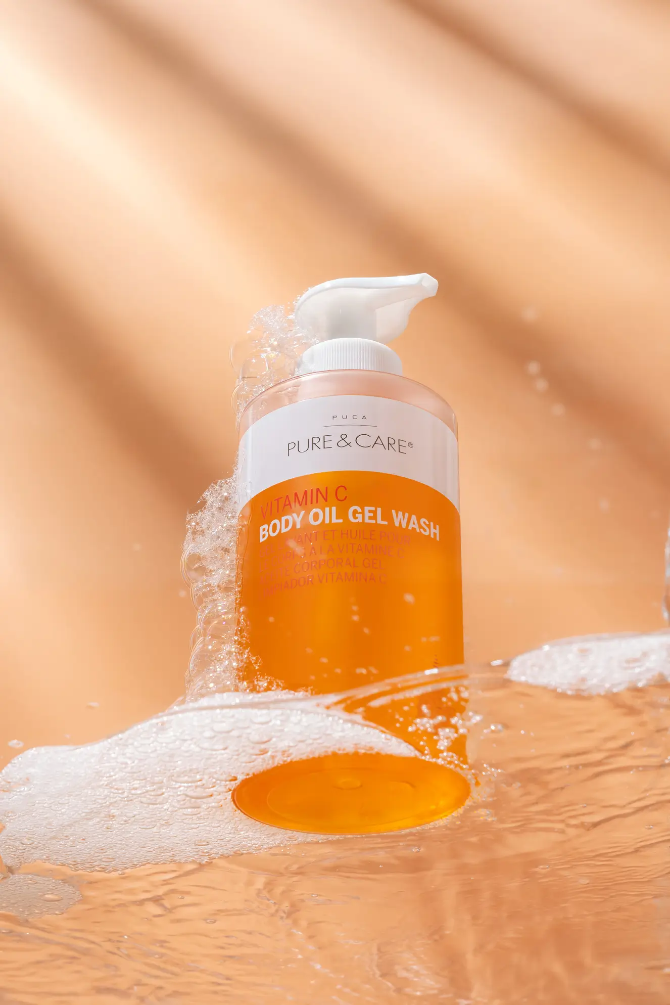 Aceite corporal gel limpiador Vitamina C