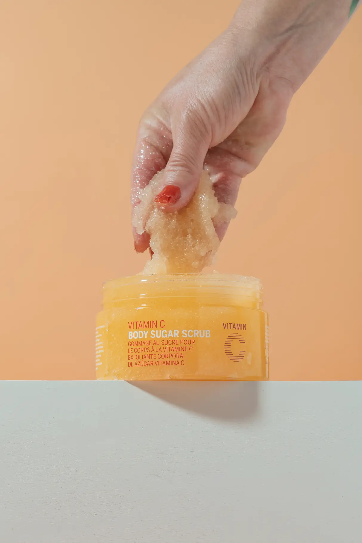  Exfoliante corporal de azúcar Vitamina C