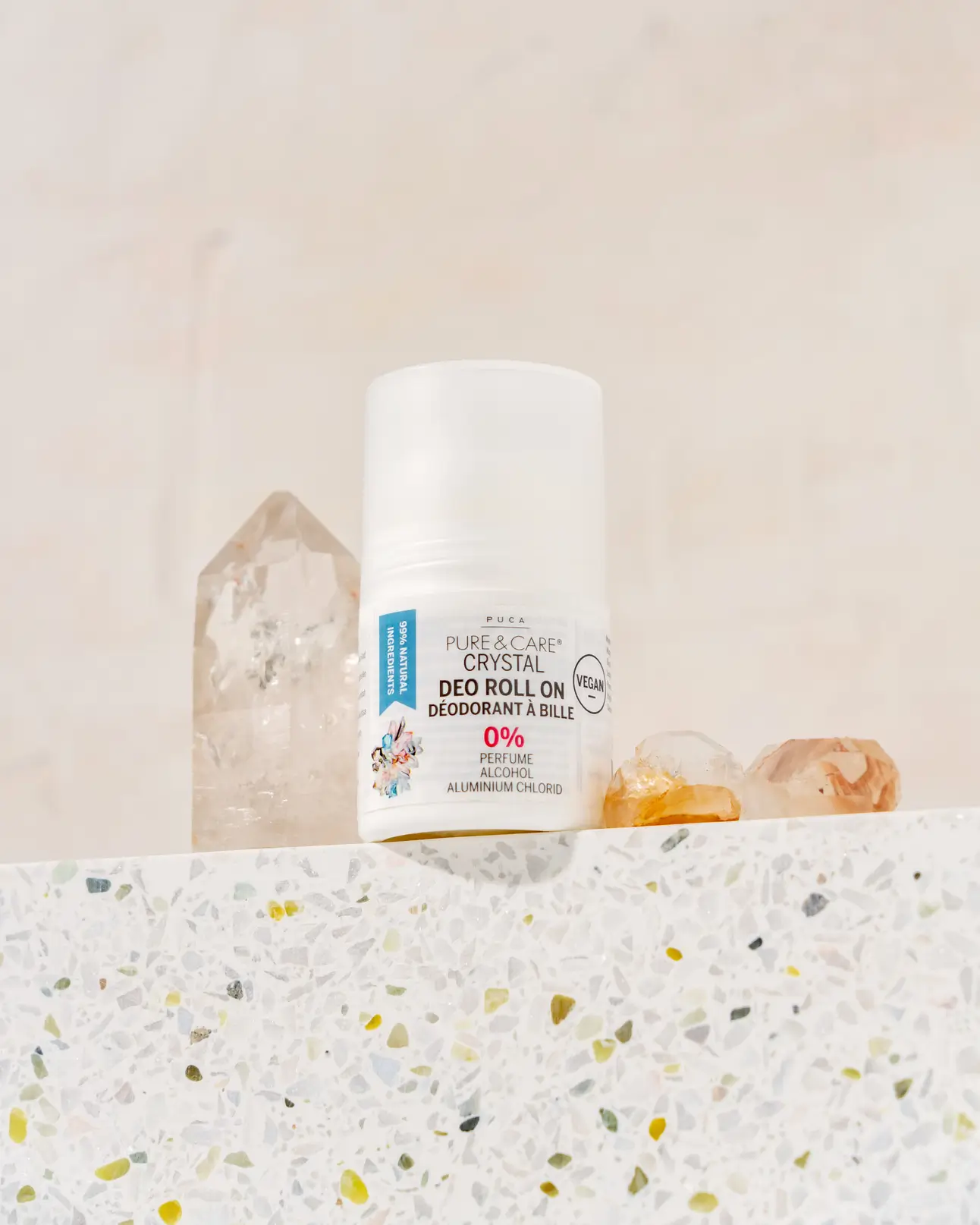 Desodorante roll-on de cristal