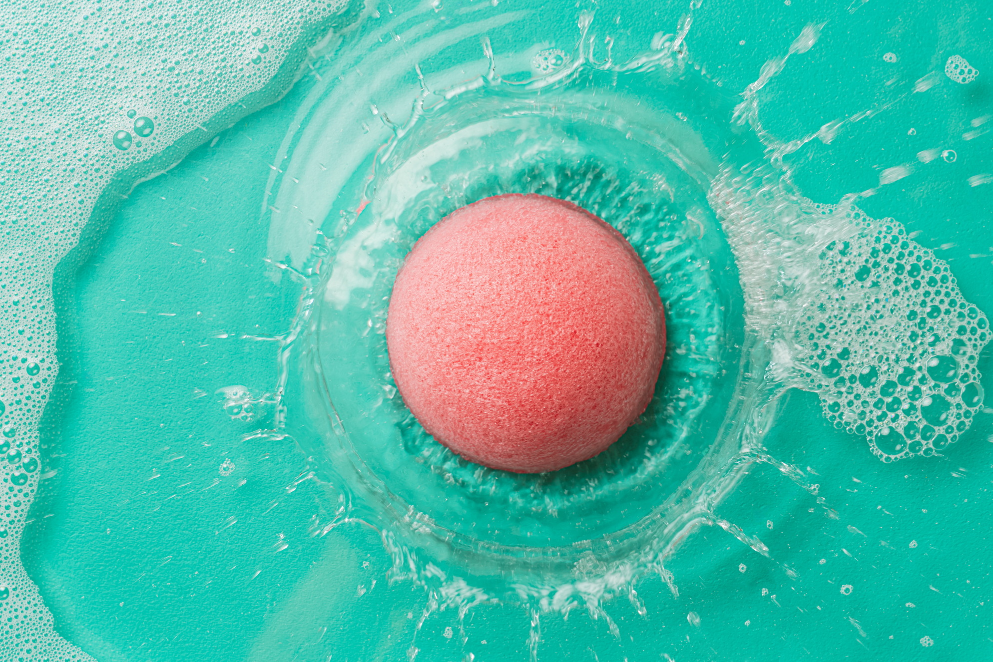 Esponja konjac rosa