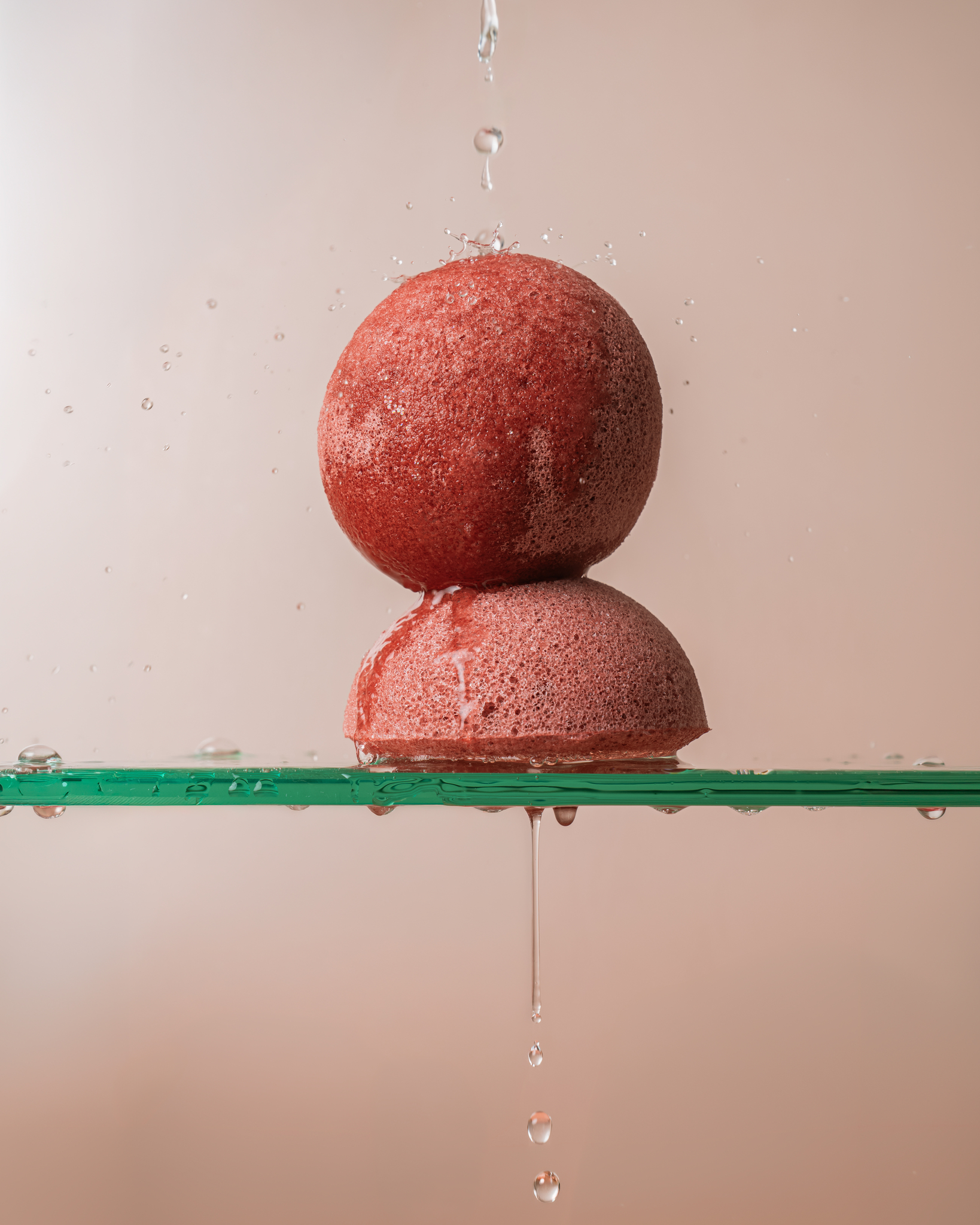 Esponja konjac arcilla roja