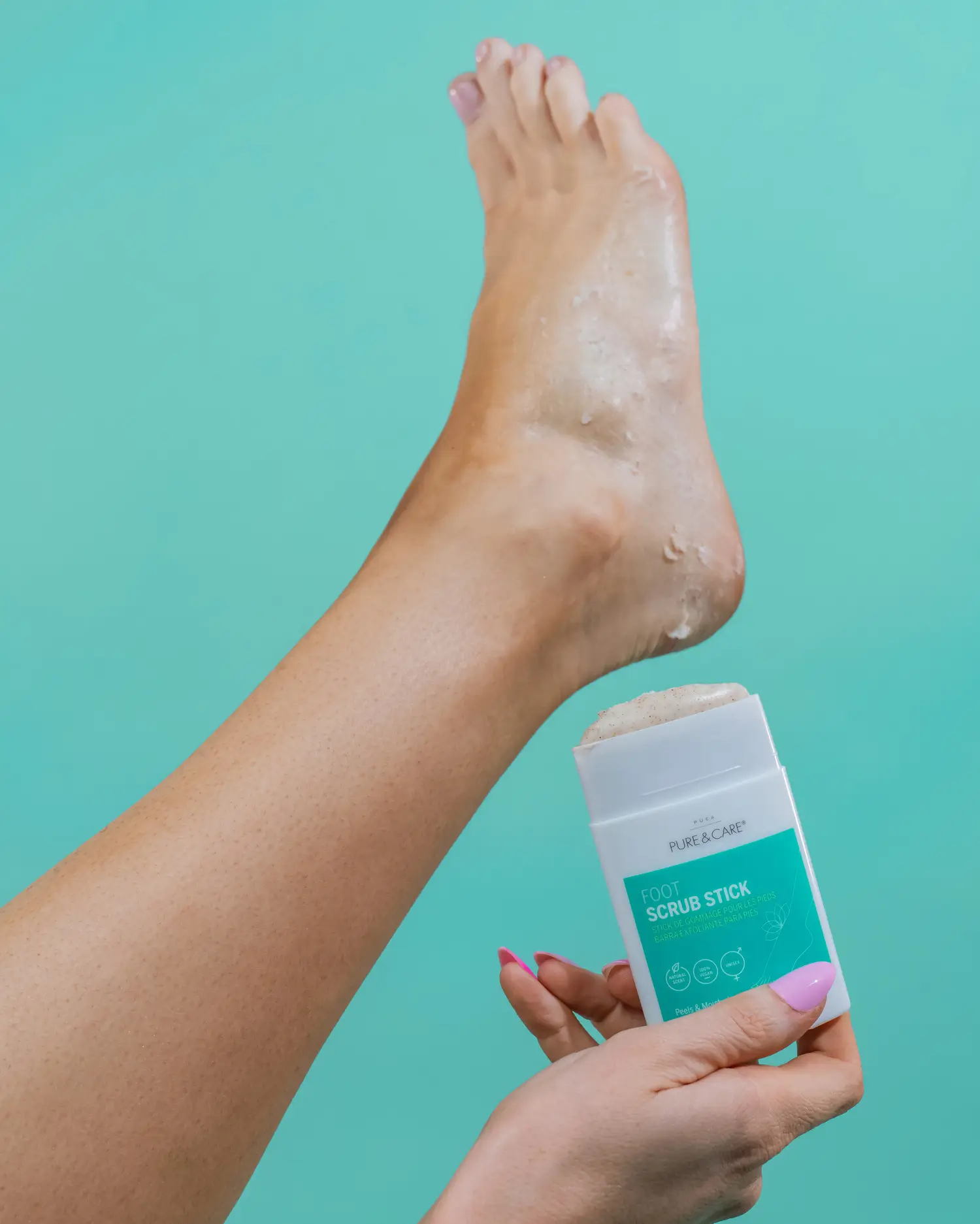 Barra exfoliante para pies