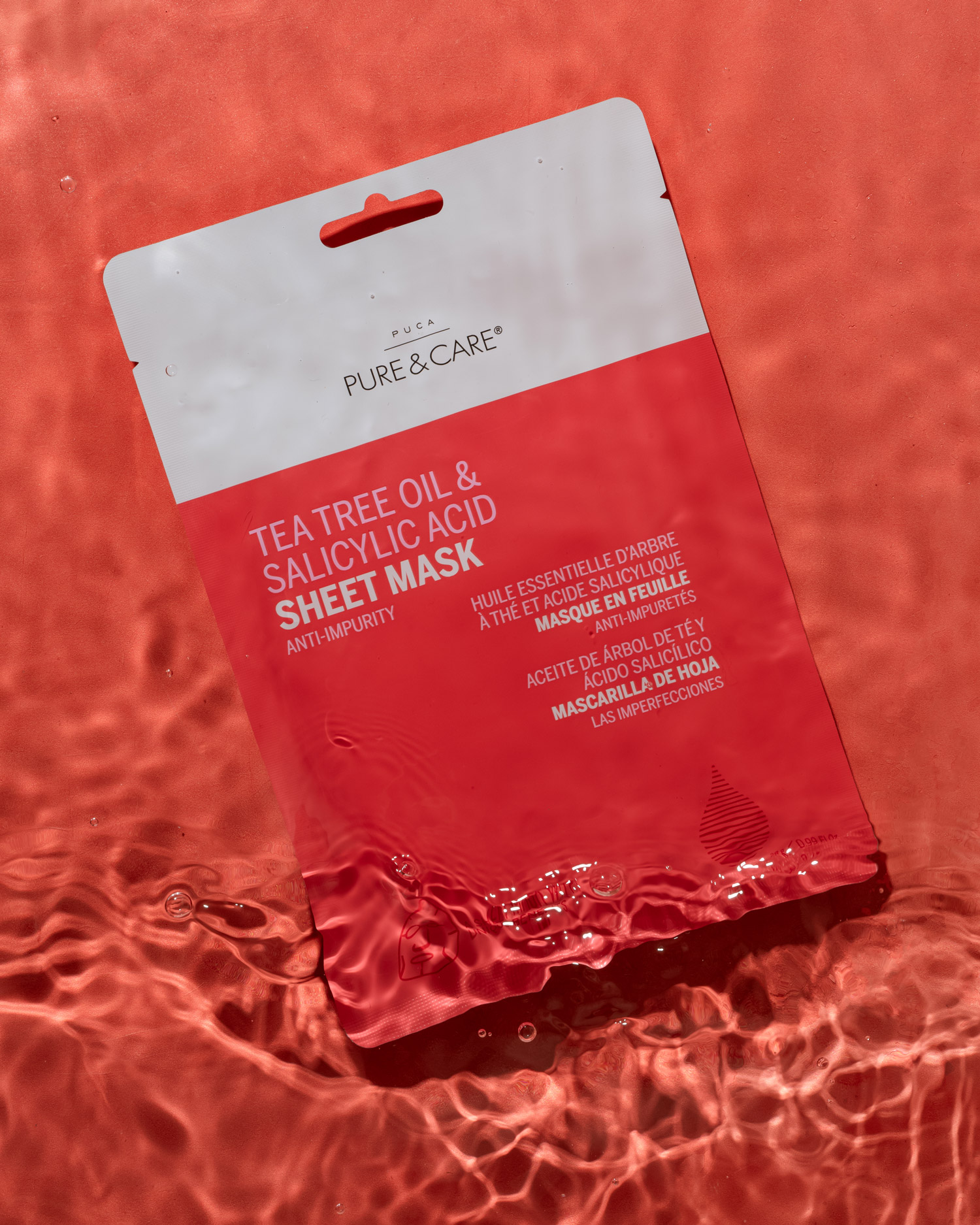 Mascarilla facial de aceite de árbol de té