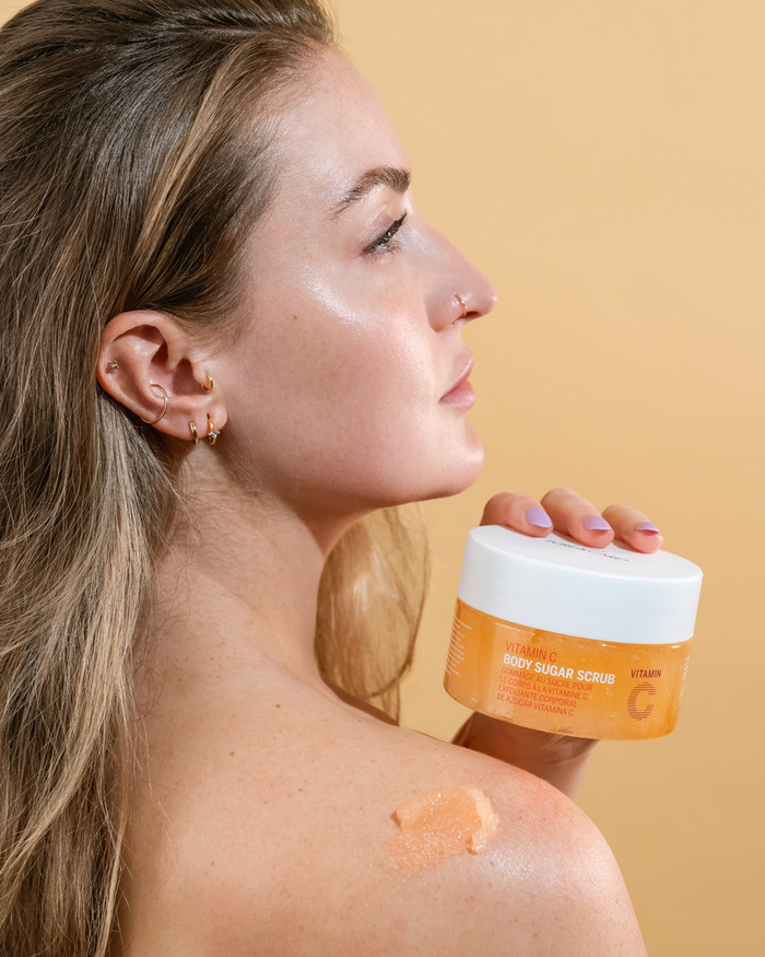  Exfoliante corporal de azúcar Vitamina C