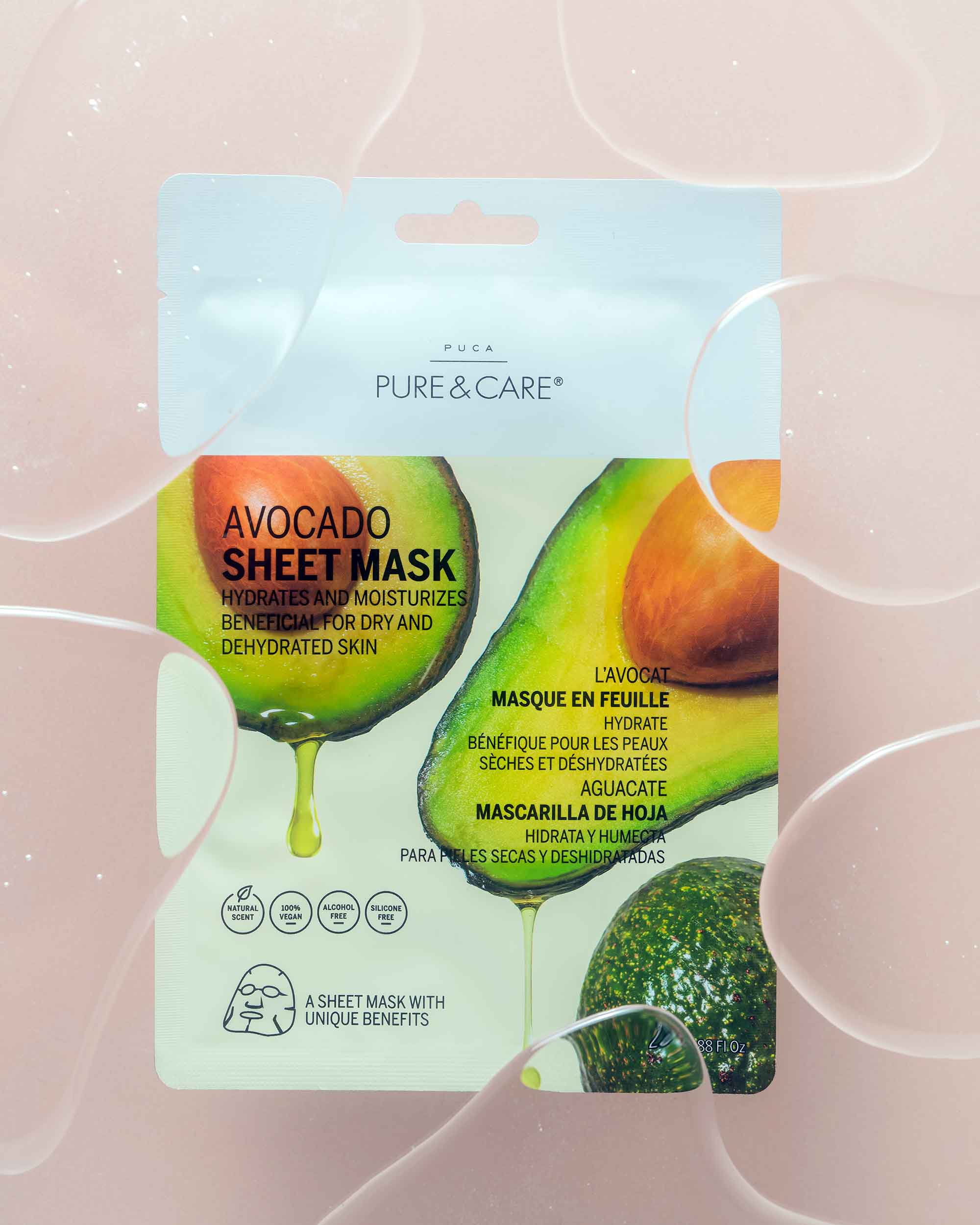 Mascarilla en Hoja Aguacate