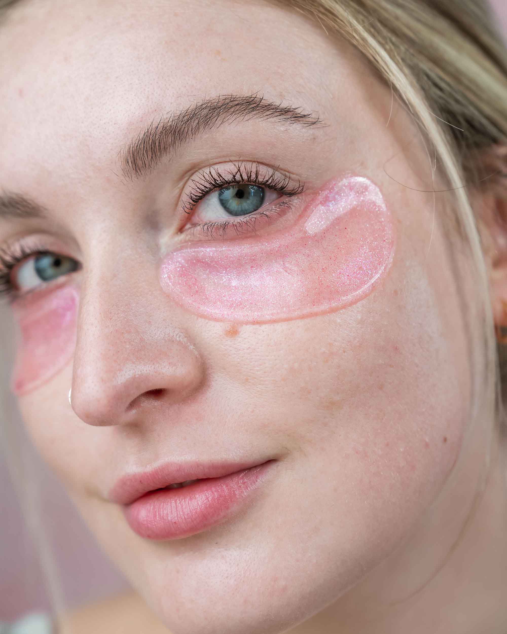 Mascarilla para ojos de hidrogel cristal