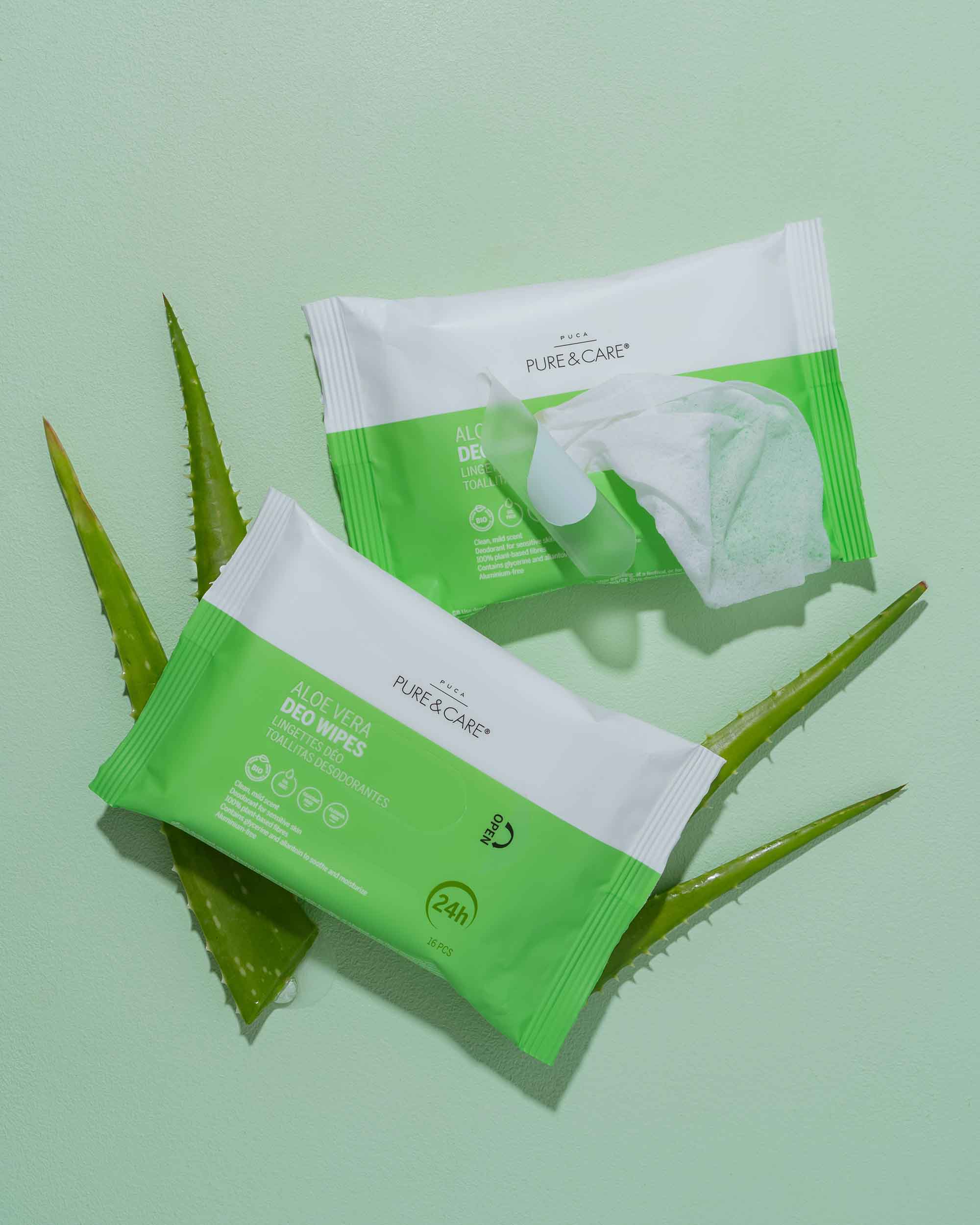Toallitas Desodorantes Aloe Vera