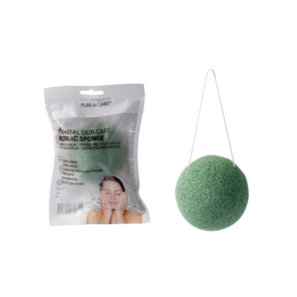 Esponja konjac de té verde| PUCA - PURE & CARE