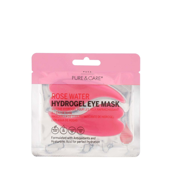 Mascarilla para ojos de hidrogel de rosa | PUCA - PURE & CARE