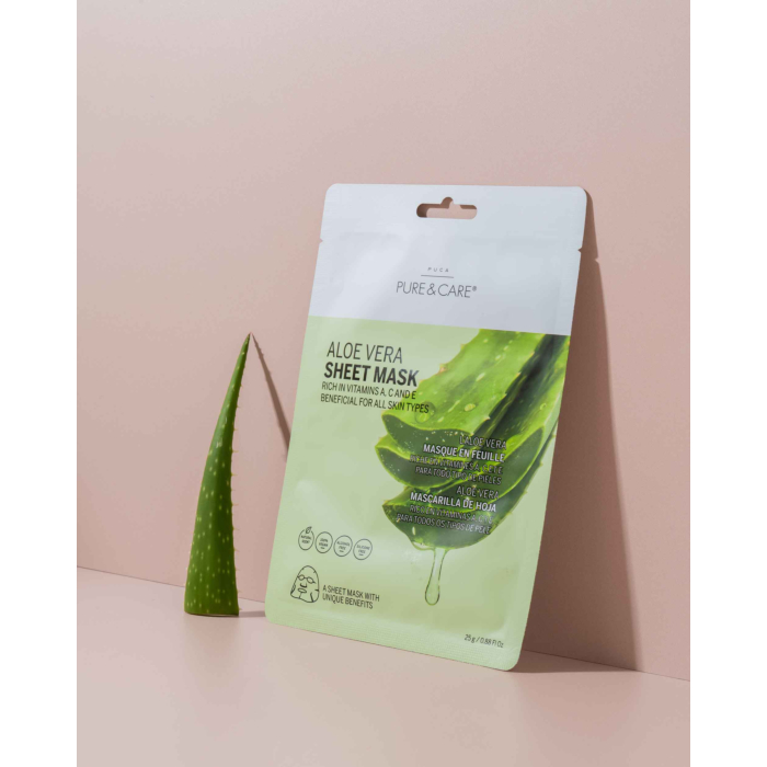 Mascarilla facial de aloe vera