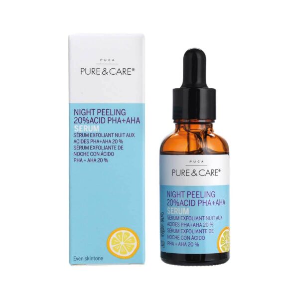 Serum 20% Acid Night Peeling PHA+AHA | PUCA - PURE & CARE