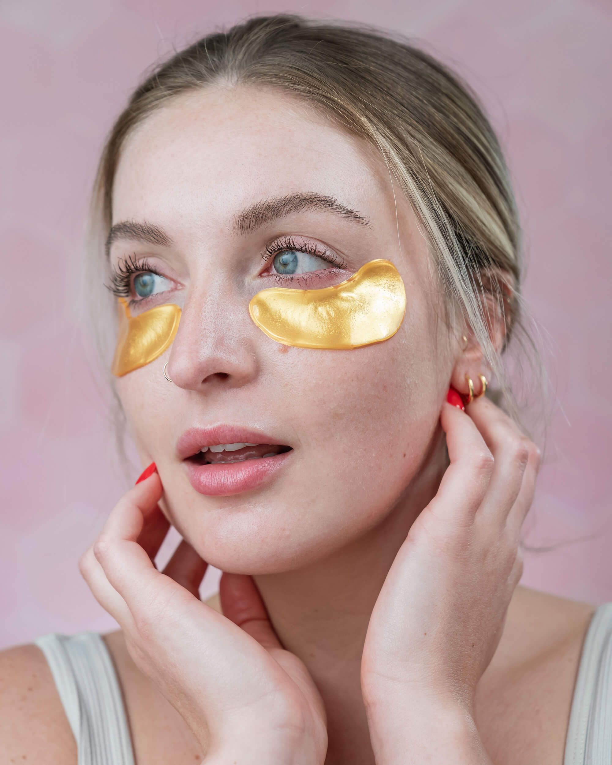 Mascarilla para ojos de hidrogel Oro